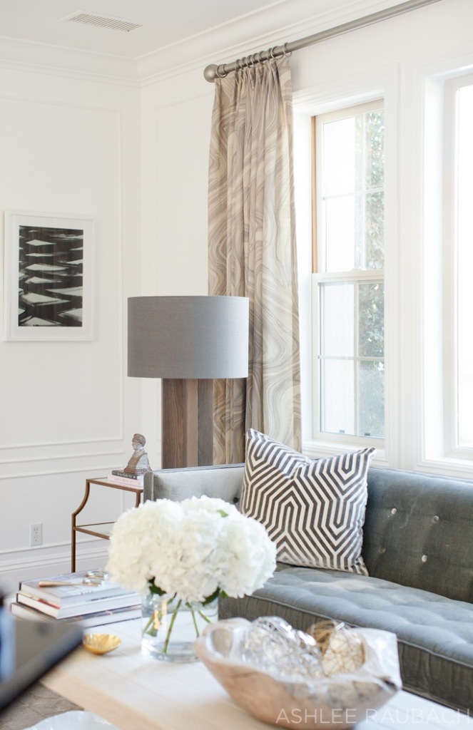 becki owens blog modern living room with planters and kelly wearstler