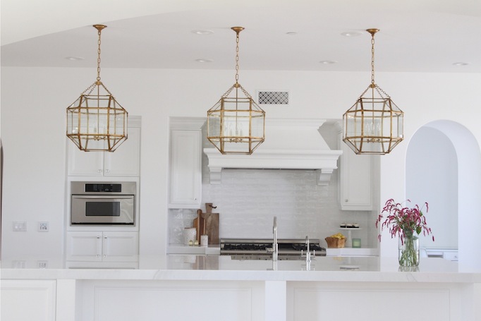 white modern kitchen remodel