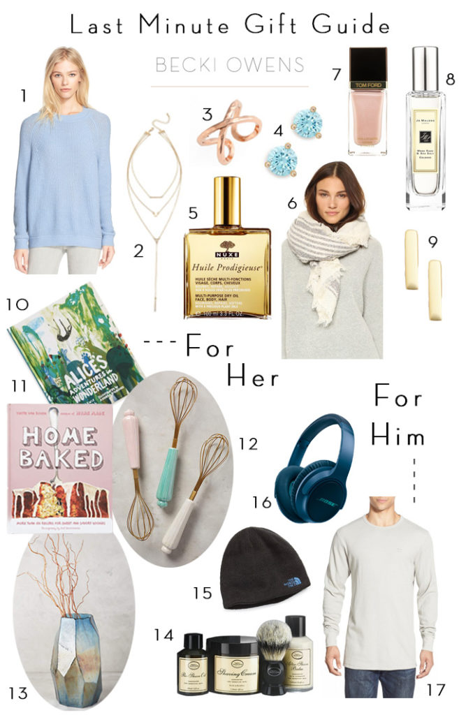 Last Minute Gift Guide