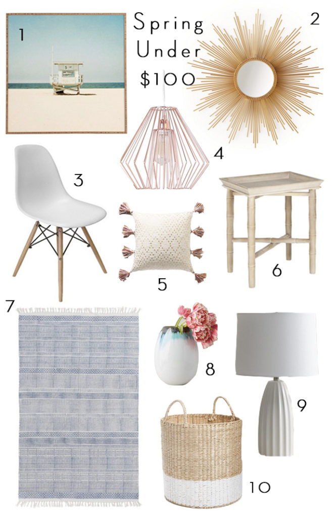 Spring Updates for Under $100
